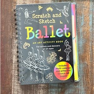 Scratch & Sketch Ballet activity book NWT